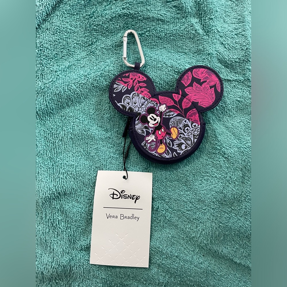 Disney Vera Bradley Clip On Change Purse